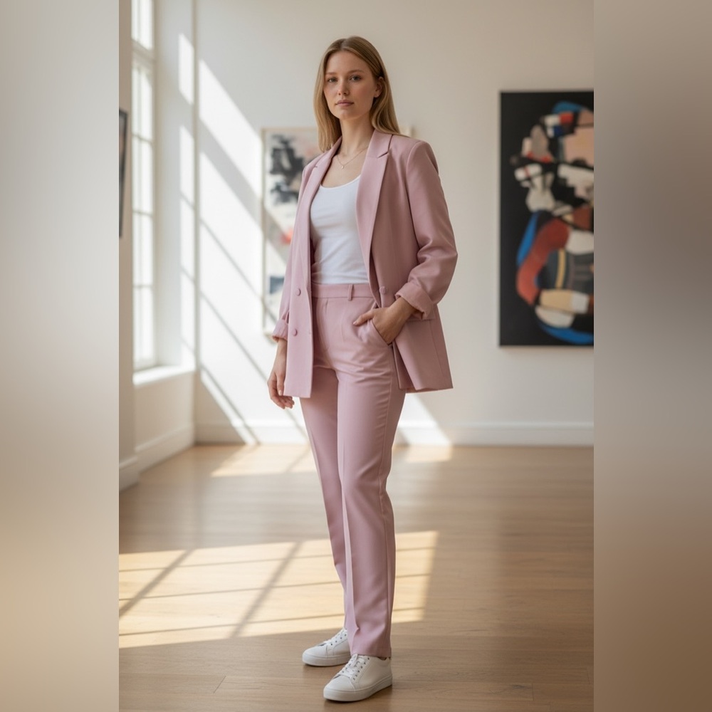 Missguided + Light Purple Pantsuit Set